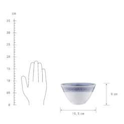 4x Schale 640ml ATLANTIS In Blau -Hausverkaufsladen butlers 4x schale 640ml atlantis in blau 3