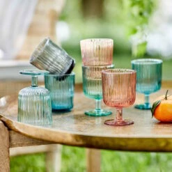 6x Gläser Mit Rillen 250ml CHELSEA In Pastellorange -Hausverkaufsladen butlers 6x glaser mit rillen 250ml chelsea in pastellorange 4