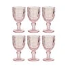 6x Weingläser 230ml VICTORIAN In Rosa -Hausverkaufsladen butlers 6x weinglaser 230ml victorian in rosa