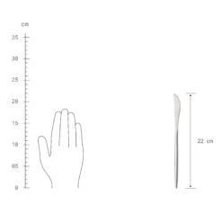 Besteck-Set 4-tlg. Matt STILETTO In Silber -Hausverkaufsladen butlers besteck set 4 tlg matt stiletto in silber 3