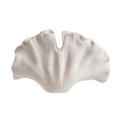 Deko-Objekt Blatt Höhe 21cm GINKGO In Creme -Hausverkaufsladen butlers deko objekt blatt hohe 21cm ginkgo in creme 4