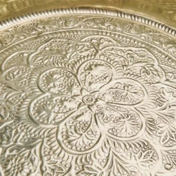 Deko Tablett Ø46cm ORIENTAL LOUNGE In Gold -Hausverkaufsladen butlers deko tablett o46cm oriental lounge in gold 4