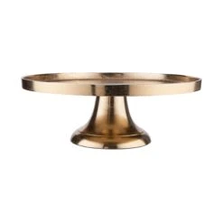 Deko-Teller Mit Fuß Ø50cm BANQUET In Gold -Hausverkaufsladen butlers deko teller mit fuss o50cm banquet in gold 2