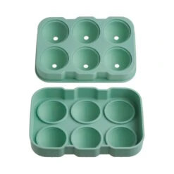 Eiswürfelform XXL 6 Eisbälle COOL DOWN In Salbei -Hausverkaufsladen butlers eiswurfelform xxl 6 eisballe cool down in salbei 4