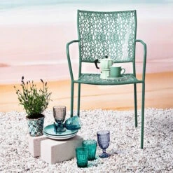 Hausverkaufsladen -Hausverkaufsladen butlers gartenstuhl stapelbar nancy in salbei 1