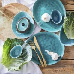 Hausverkaufsladen -Hausverkaufsladen butlers geschirr set zum dinner 12 tlg de la roya in blau 1