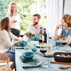 Geschirr-Set Zum Dinner 12-tlg. DE LA ROYA In Blau -Hausverkaufsladen butlers geschirr set zum dinner 12 tlg de la roya in blau 10