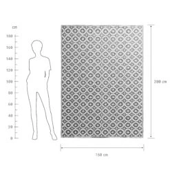 In- & Outdoor-Teppich Mosaik L 200 X B 150cm COLOUR CLASH In Taupe -Hausverkaufsladen butlers in and outdoor teppich mosaik l 200 x b 150cm colour clash in taupe 3