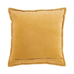 Kissen L 45 X B 45cm COTTON VELVET In Gelb -Hausverkaufsladen butlers kissen l 45 x b 45cm cotton velvet in gelb 1