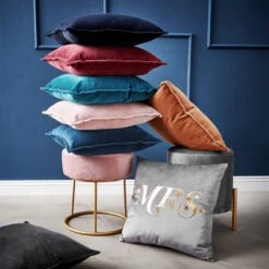 Kissen L 45 X B 45cm COTTON VELVET In Hellbraun -Hausverkaufsladen butlers kissen l 45 x b 45cm cotton velvet in hellbraun 5