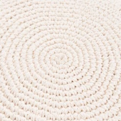 Kissen Ø45cm DAISY In Weiß -Hausverkaufsladen butlers kissen o45cm daisy in weiss 5