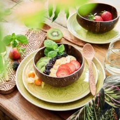 Kokosnussschale 430ml COCONUT In Braun -Hausverkaufsladen butlers kokosnussschale 430ml coconut in braun 5