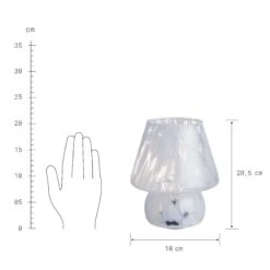 LED Leuchte Höhe 21cm MISS MARBLE In Hellblau -Hausverkaufsladen butlers led leuchte hohe 21cm miss marble in hellblau 4