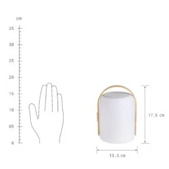 LED Leuchte Mit Bluetooth® Und Farbwechsel SOUND LOUNGE In Weiß-Hellbraun -Hausverkaufsladen butlers led leuchte mit bluetooth r und farbwechsel sound lounge in weiss hellbraun 3