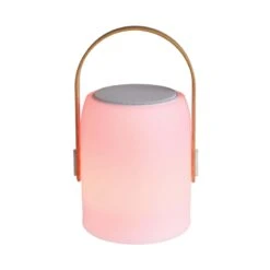 LED Leuchte Mit Bluetooth® Und Farbwechsel SOUND LOUNGE In Weiß-Hellbraun -Hausverkaufsladen butlers led leuchte mit bluetooth r und farbwechsel sound lounge in weiss hellbraun 4