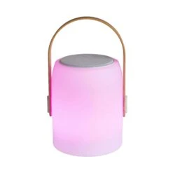 LED Leuchte Mit Bluetooth® Und Farbwechsel SOUND LOUNGE In Weiß-Hellbraun -Hausverkaufsladen butlers led leuchte mit bluetooth r und farbwechsel sound lounge in weiss hellbraun 9