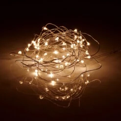 LED Lichterkette 50 Lichter Mit USB-Batteriefach TWINE LIGHTS In Transparent -Hausverkaufsladen butlers led lichterkette 50 lichter mit usb batteriefach twine lights in transparent 5