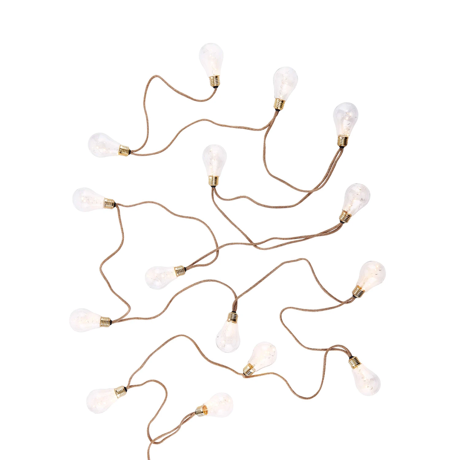 LED Lichterkette Mit Naturseil 15 Lichter Und Stecker BULB LIGHTS In Natur 4 LED Lichterkette Mit Naturseil 15 Lichter Und Stecker BULB LIGHTS In Natur – Bild 3