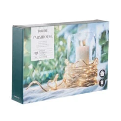 LED Outdoor-Lichterkette Naturseil 100 Lichter Mit Stecker FARMHOUSE In Natur -Hausverkaufsladen butlers led outdoor lichterkette naturseil 100 lichter mit stecker farmhouse in natur 2