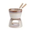 Mini-Fondue Mit 2 Gabeln AU CHOCOLAT In Beige 2 Mini-Fondue Mit 2 Gabeln AU CHOCOLAT In Beige -Hausverkaufsladen butlers mini fondue mit 2 gabeln au chocolat in beige