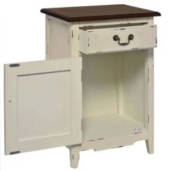 Nachttisch CABOTT COVE In Creme-Braun -Hausverkaufsladen butlers nachttisch cabott cove in creme braun 6