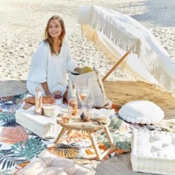 Picknickdecke L 175 X B 154cm PAREA In Bunt -Hausverkaufsladen butlers picknickdecke l 175 x b 154cm parea in bunt 1