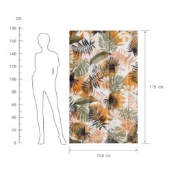 Picknickdecke L 175 X B 154cm PAREA In Bunt -Hausverkaufsladen butlers picknickdecke l 175 x b 154cm parea in bunt 3