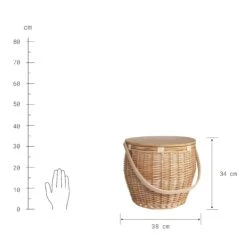 Picknickkorb Inkl. Isolierter Kühltasche THE GREAT OUTDOORS In Natur -Hausverkaufsladen butlers picknickkorb inkl isolierter kuhltasche the great outdoors in natur 2