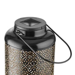 Solar-Laterne H 24cm SOLANA In Schwarz-Gold -Hausverkaufsladen butlers solar laterne h 24cm solana in schwarz gold 3