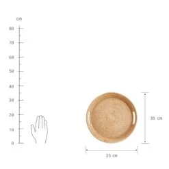 Tablett L 35 X B 6cm RONDA In Natur -Hausverkaufsladen butlers tablett l 35 x b 6cm ronda in natur 2