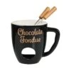 Tasse Mit 2 Gabeln CHOCOLATE FONDUE In Schwarz -Hausverkaufsladen butlers tasse mit 2 gabeln chocolate fondue in schwarz