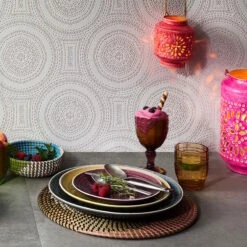 Teller Ø25cm SUMATRA In Hellgrün -Hausverkaufsladen butlers teller o25cm sumatra in hellgrun 6