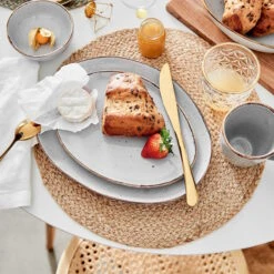 Teller-Set 8-tlg. FINCA In Grau -Hausverkaufsladen butlers teller set 8 tlg finca in grau 9