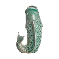 Vase Höhe 26cm KOI In Salbei -Hausverkaufsladen butlers vase hohe 26cm koi in salbei 4