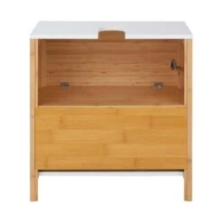 Waschbeckenunterschrank Mit Schublade WHITE SANDS In Natur-Weiß -Hausverkaufsladen butlers waschbeckenunterschrank mit schublade white sands in natur weiss 7