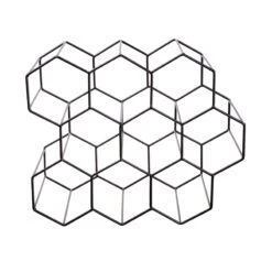 Weinregal Für 9 Flaschen L 36 X H 30cm CUBICLE In Schwarz -Hausverkaufsladen butlers weinregal fur 9 flaschen l 36 x h 30cm cubicle in schwarz 2