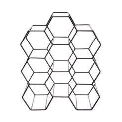 Weinregal Für 9 Flaschen L 36 X H 30cm CUBICLE In Schwarz -Hausverkaufsladen butlers weinregal fur 9 flaschen l 36 x h 30cm cubicle in schwarz 4