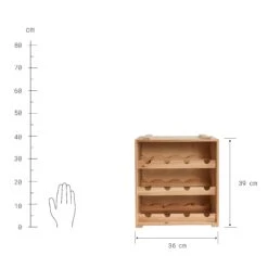 Weinregal VINOTHEK In Natur -Hausverkaufsladen butlers weinregal vinothek in natur 3